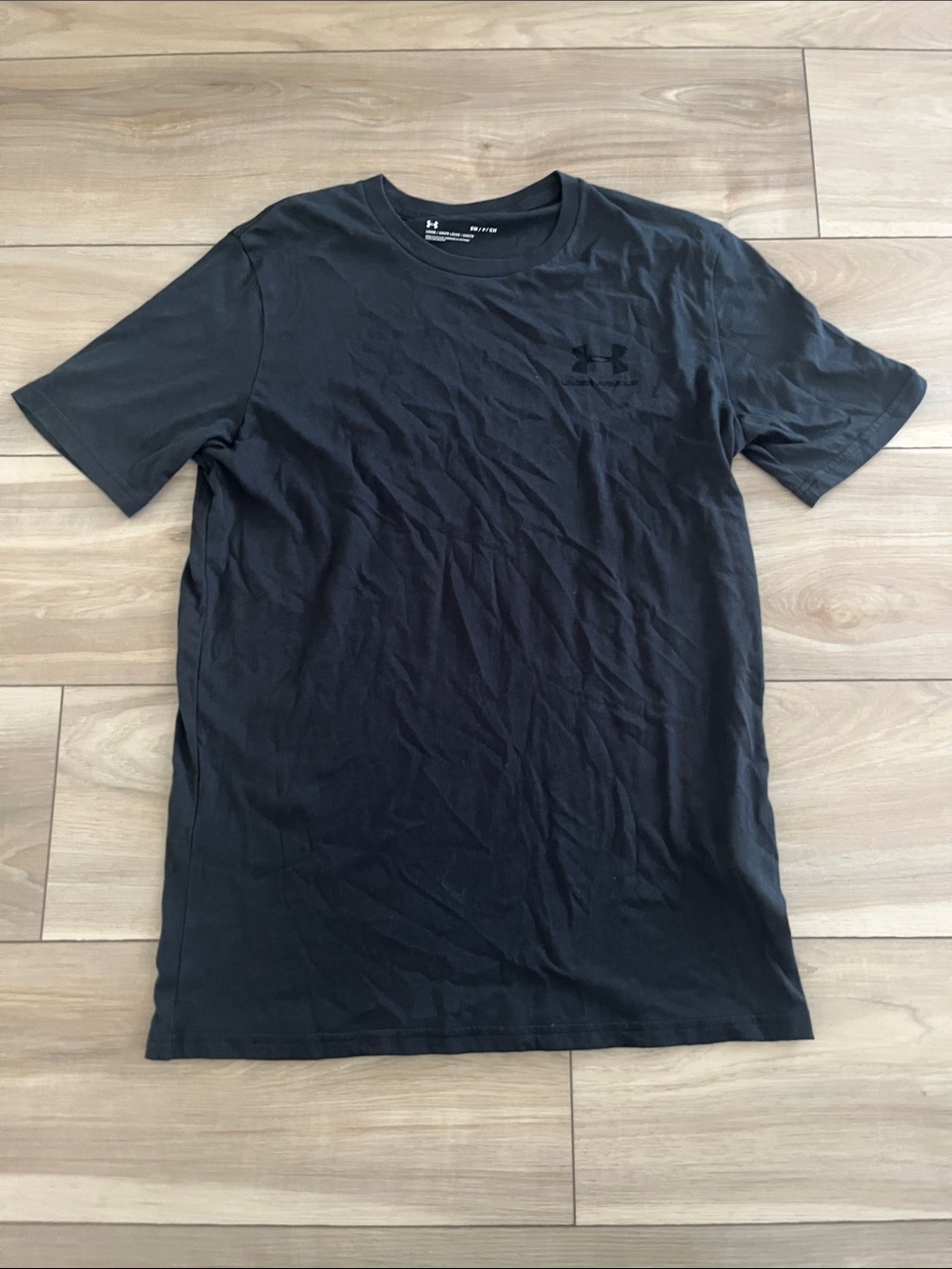 Under Armour Black Short Sleeve Crew Tee